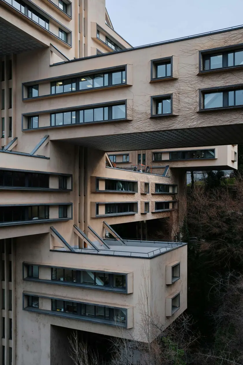 Modernist office building in Tbilisi